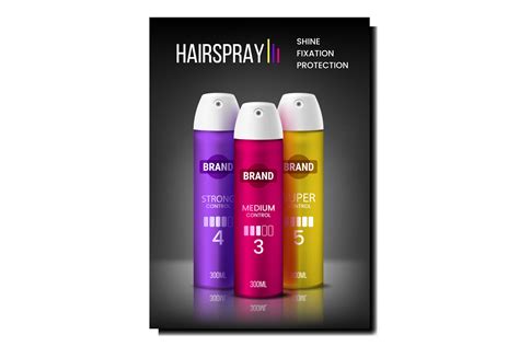 Download Hairspray Cosmetic Creative Promo Banner Vector